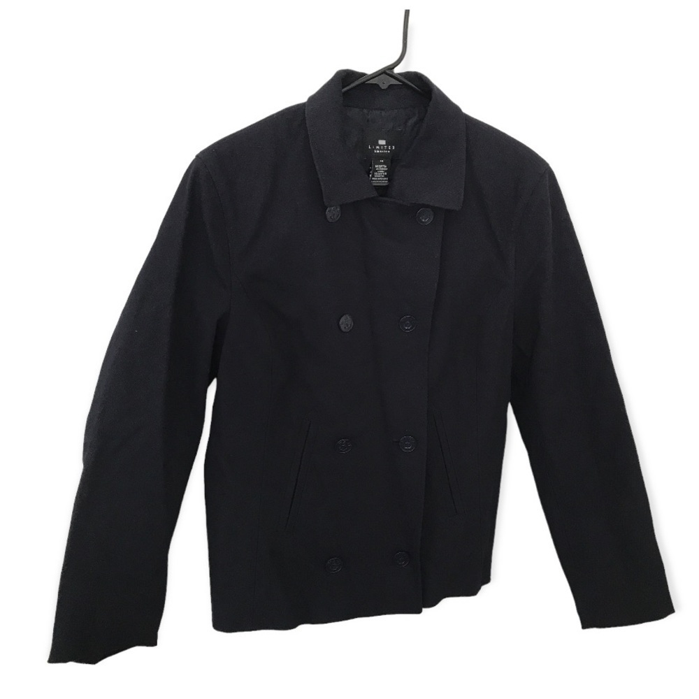 *New* Limited America navy blue cotton spandex blazer